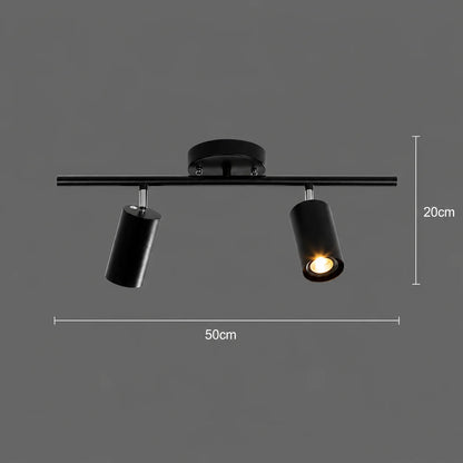 Lustra Clasica Sisimiut, 2xGU10, Metal, Negru
