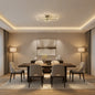 Lustra LED cu telecomanda SUKING, 3 surse, 3000K/4000K/6000K, 120W, Metal si Acrilic, Negru