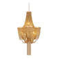 Candelabru 8xE14, MD9010/680GD, Diametru 68cm, Auriu, Metal