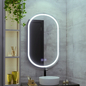 Oglinda LED Ovala 50x80, Velara Touch, Sistem Dezaburire, Dimabila