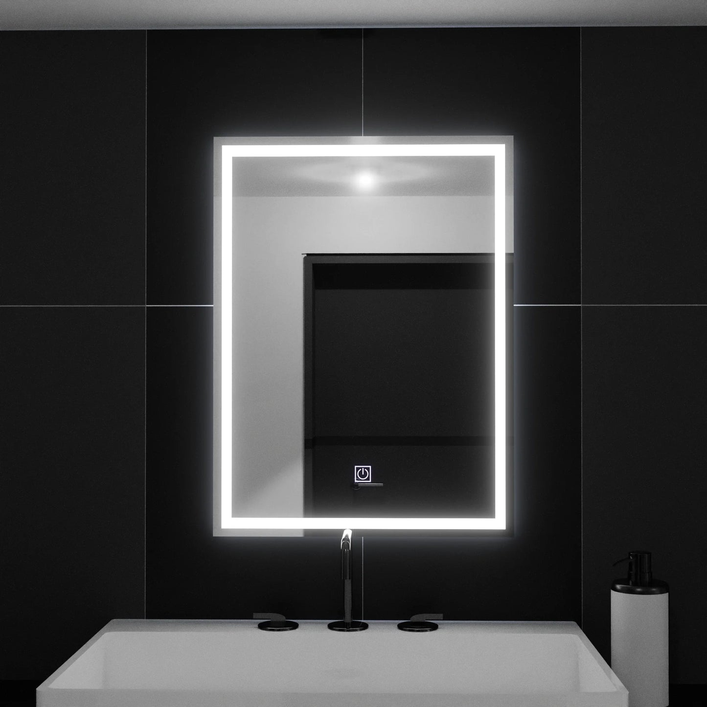 Oglinda LED Rectangulara 50x70cm FRAME Basic Touch
