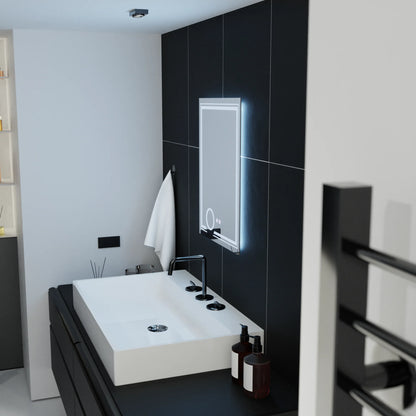 Oglinda LED Rectangulara, 60x80cm, CANTO Touch, Sistem Dezaburire, Dimabila