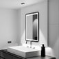 Oglinda LED Rectangulara 60x80cm Rama Neagra Basic Touch