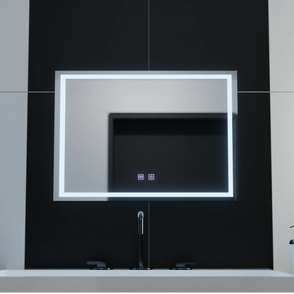 Oglinda LED Rectangulara, 70x50cm, Umbria Touch , Sistem Dezaburire, Dimabila