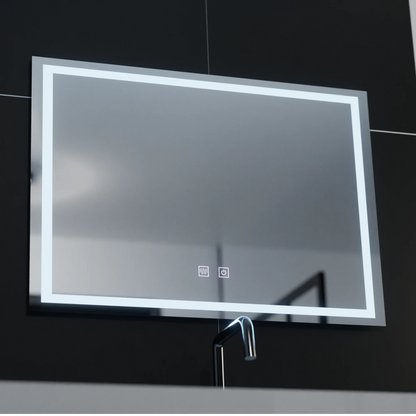 Oglinda LED Rectangulara, 70x50cm, Umbria Touch , Sistem Dezaburire, Dimabila