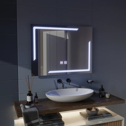 Oglinda LED Touch Retrica, functie Dezaburire, 80x60 cm