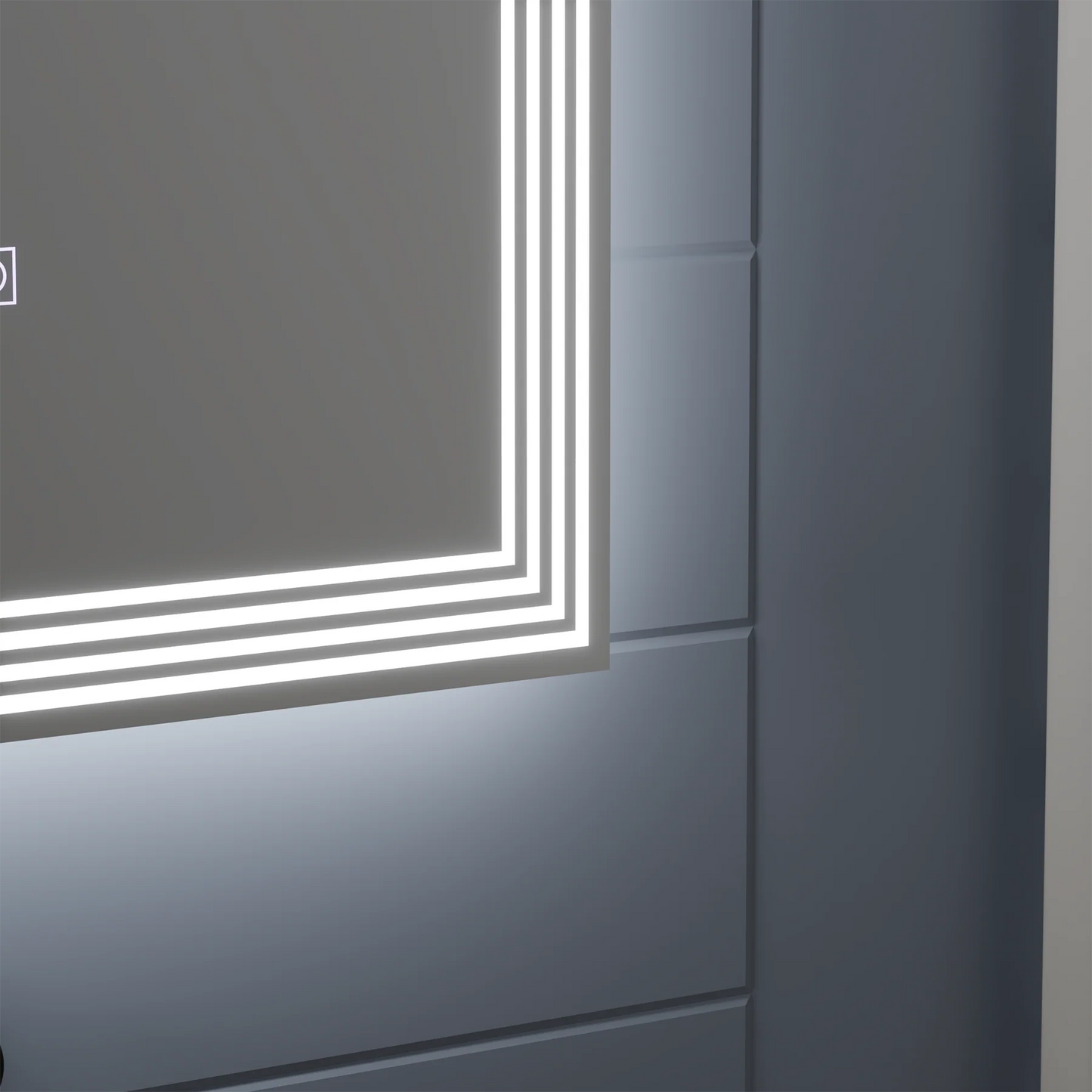 Oglinda LED Rectangulara, Dezaburire, 60x80cm, ADIS Basic Touch