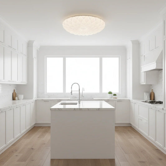 Plafoniera PL154 LED 35 cm, 31W, 3000K / 4000K / 6000K, Alb, Metal si Acril