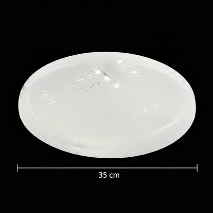 Plafoniera LED 35 cm, 31W, 3000K / 4000K / 6000K, Alb, Metal si Acril