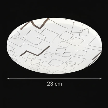 Plafoniera LED 23 cm, 22W, 3000K / 4000K / 6000K, Alb, Metal si Acril