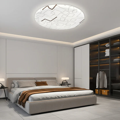 Plafoniera LED 35 cm, 31W, 3000K / 4000K / 6000K, Alb, Metal si Acril