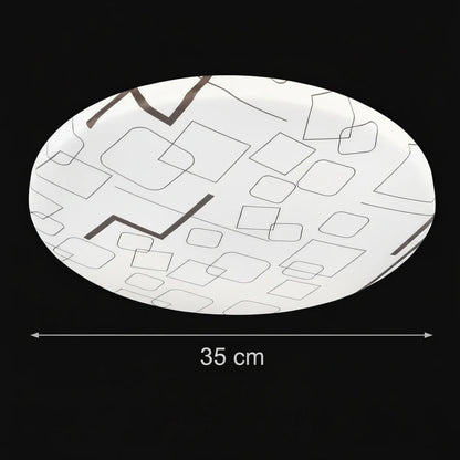 Plafoniera LED 35 cm, 31W, 3000K / 4000K / 6000K, Alb, Metal si Acril