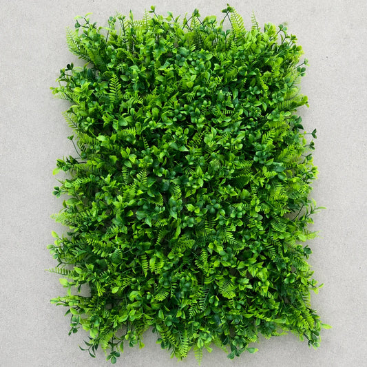 Planta Artificiala Panou de Gard Viu Cimisir, 40 x 60 cm, Verde