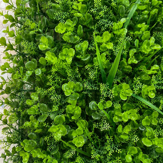 Planta Artificiala Panou de Gard Viu Eucalipt Mixt, 40 x 60 cm, Verde
