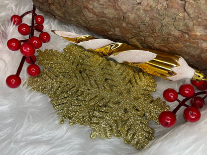 Set globuri si decoratiuni de Craciun, 155 piese, diverse dimensiuni, auriu