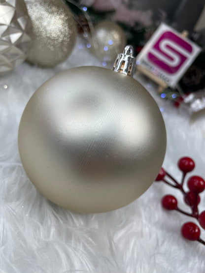 Set globuri de Craciun, 30 bucati, 6 modele, 8cm, auriu