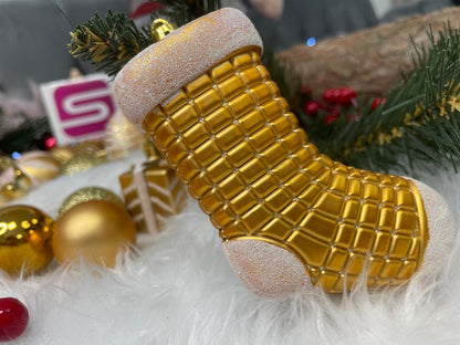 Set globuri si decoratiuni de Craciun, 77 piese, diverse dimensiuni, auriu