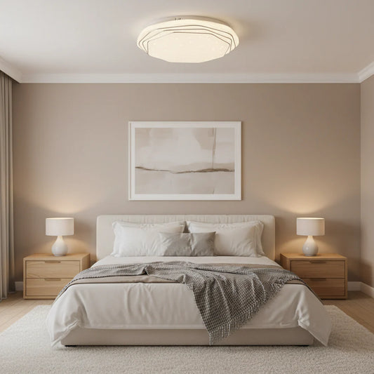 Plafoniera PL152 LED 35 cm, 31W, 3000K / 4000K / 6000K, Alb, Metal si Acril