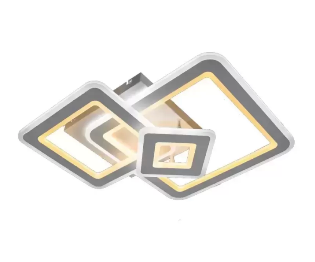 Lustra LED cu Telecomanda Hortensia 190W Dimabila Alb – lustră LED, culoare albă, cu telecomandă – RegalStore, iluminat