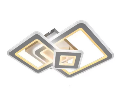 Lustra LED cu Telecomanda Hortensia 190W Dimabila Alb – lustră LED, culoare albă, cu telecomandă – RegalStore, iluminat