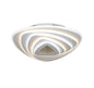 Lustra LED cu Telecomanda 3D Ruxandra, 150W, Dimabila, Alb