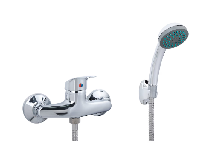 Baterie Dus, Compozit Metal, Crom, CD000 – culoare argintie – RegalStore, iluminat interior