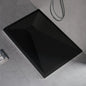 Cadita de dus dreptunghiulara 80x120 cm, slim 3 cm, negru