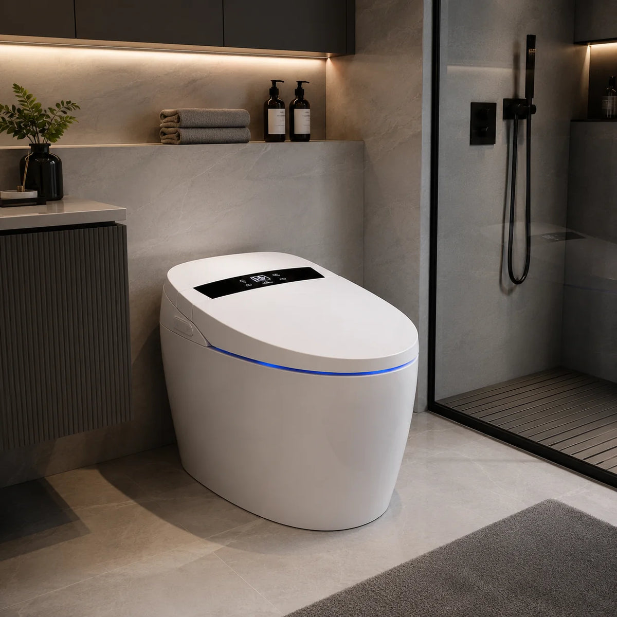 Vas WC YUKON, Versiunea Simplificata, Cu Design Modern, Alb