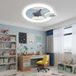 Lustra LED cu telecomanda 72W, Diametru 50cm, lumina Rece/Calda/Neutra, Albastru