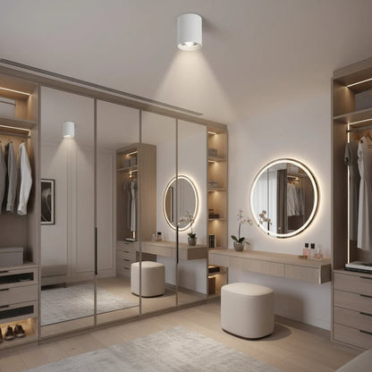 Proiector LED TINNIE, Fix, 8W, Lumina Neutra 4000K, Alb