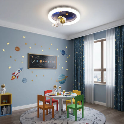 Lustra LED Astronaut Albastru 89W