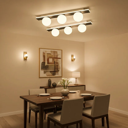 Lustra LED TRION, Lumina Calda/Neutra/Rece, 3xG9, 24W, Negru, Metal si Acril