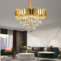 Candelabru Cristal Braylen 8x E27 Diametru 60cm Auriu