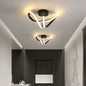 Lustra LED VERTEX Pulse, 24W, Ondulata, Lumina Rece/Calda/Neutra, Negru