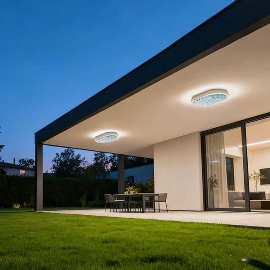 Aplica LED de Exterior AX325/270WH, IP65, Alb