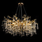 Candelabru Cristal CC333/800GD, 12x G9, Auriu, 80cm, Inaltime Reglabila