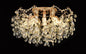 Candelabru Cristal CC9334/6FGD, 6x E14, Diametru 49cm, Auriu