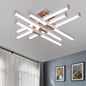 Lustra LED cu Telecomanda LT178/6WH, 84W, 6 Elemente, Lumina Rece/Clada/Neutra, Dimabila, Alb
