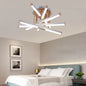 Lustra LED cu Telecomanda LT182/5WH, 69W, 5 Elemente, Lumina Rece/Clada/Neutra, Dimabila, Alb