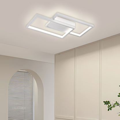 Lustra LED Ami cu Telecomanda, 62W, Alb, Acril, Dimabila