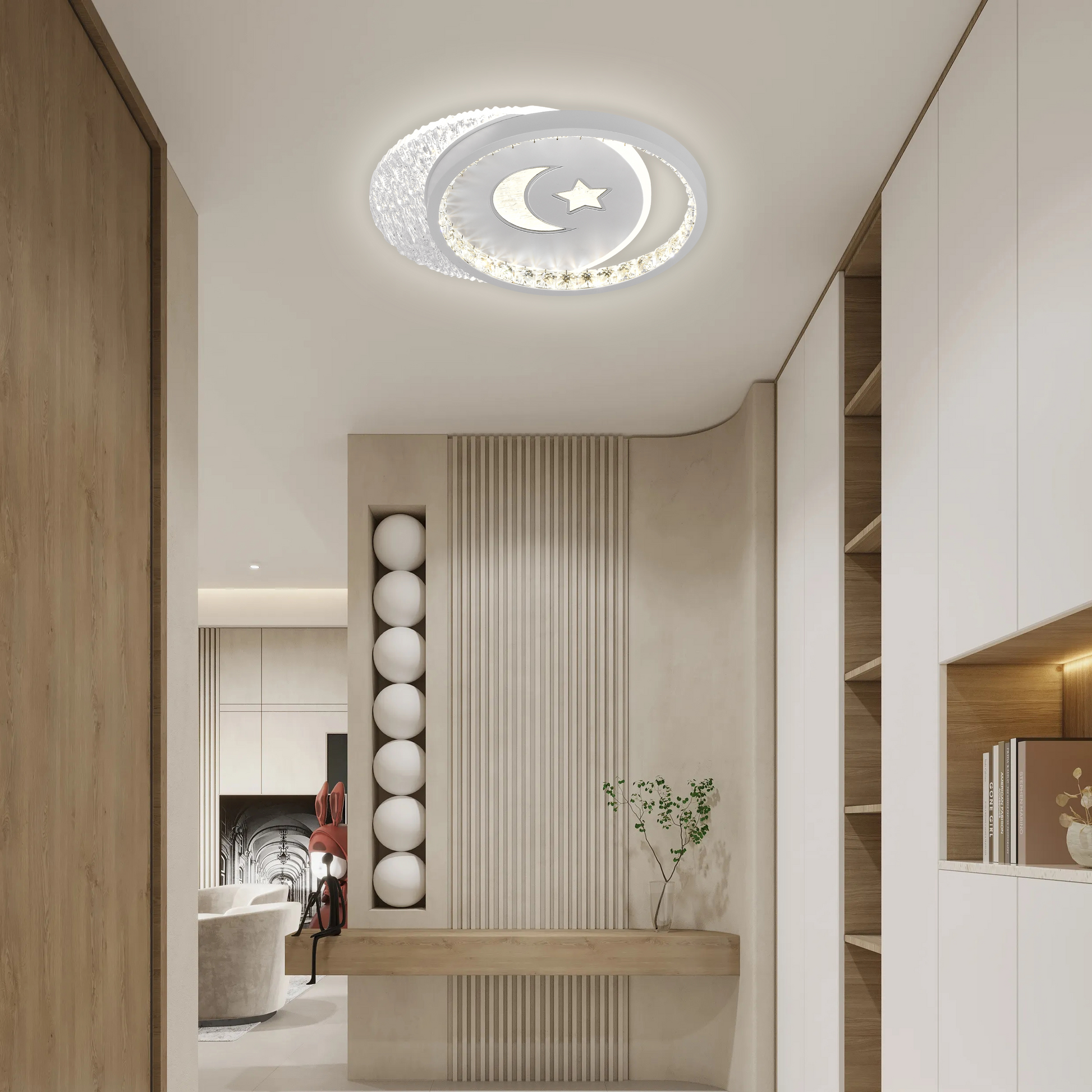 Lustra LED PERU 36W, 2 Cercuri, lumina Rece/Calda/Neutra, Negru – lustră LED, culoare neagră – RegalStore, iluminat inte