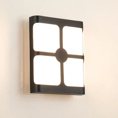 Aplica LED Exterior Timeea, 18W, Negru, 6000K – aplică LED, culoare neagră – RegalStore, iluminat interior