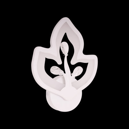 Aplica LED Damila, 12W, Lumina Rece/Calda/Neutra, Alb – aplică LED, culoare albă – RegalStore, iluminat interior