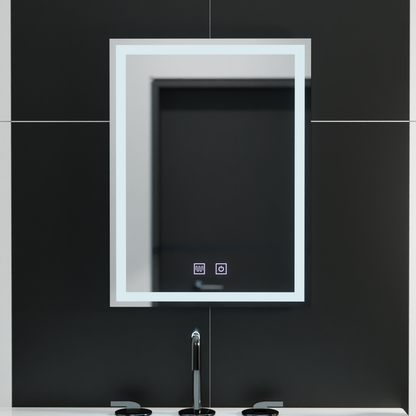 Oglinda LED Touch Nox, functie Dezaburire, 60x80 cm