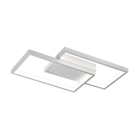 Lustra LED Ami cu Telecomanda, 62W, Alb, Acril, Dimabila
