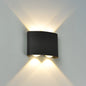 Aplica LED de Exterior si Interior, 4 Surse x 1W, IP65, ABS, Negru, 3000K