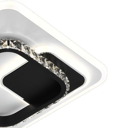 Lustra LED Ariella 20W Alb Negru