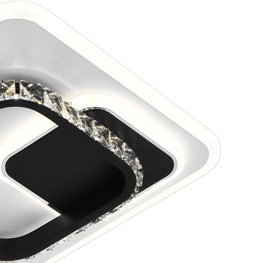 Lustra LED Ariella 20W Alb Negru