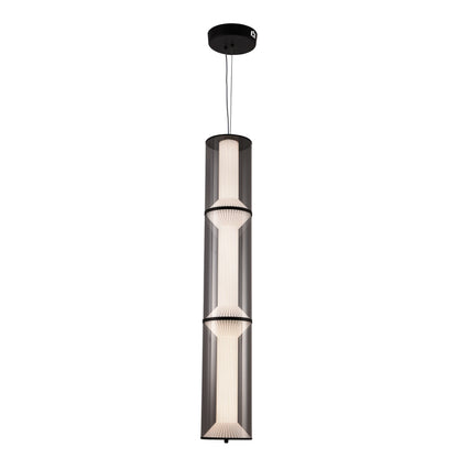 Lustra LED Suspendata cu Telecomanda 78W, LM511/3BK, Inaltime Reglabila, Lumina Calda/Rece/Neutra, Alb, Metal