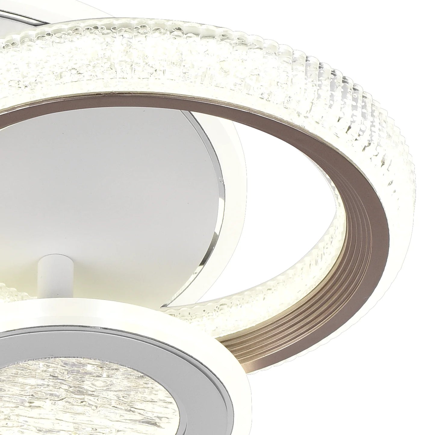 Lustra LED NYXORA 45W, 3 Cercuri, lumina Rece/Calda/Neutra, Negru